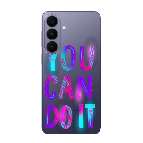 Samsung S26 PLUS You Can Doit Transparent Silicone TPU Θήκη