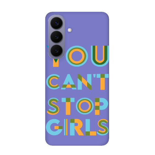 Samsung S26 PLUS You Cant Stop Girls Purple Colored Silicone TPU Θήκη