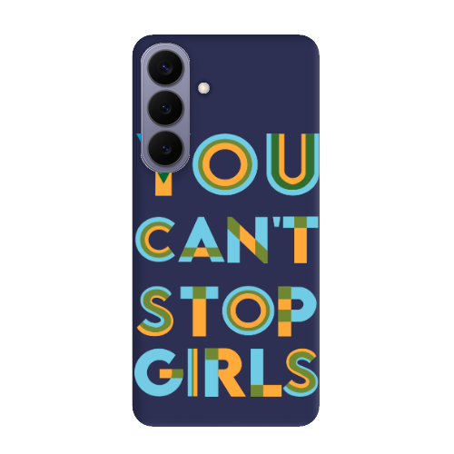 Samsung S26 PLUS You Cant Stop Girls Dark blue Colored Silicone TPU Θήκη