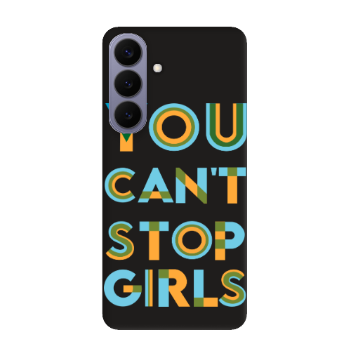 Samsung S26 PLUS You Cant Stop Girls Black Colored Silicone TPU Θήκη