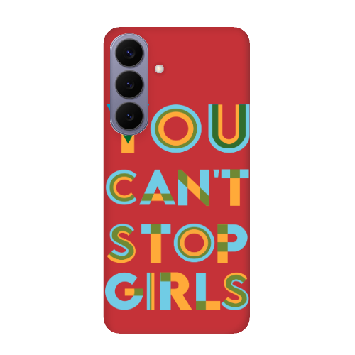 Samsung S26 PLUS You Cant Stop Girls Red Colored Silicone TPU Θήκη