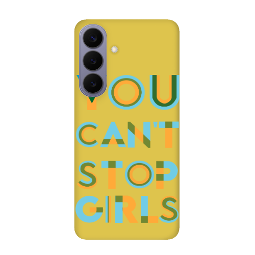 Samsung S26 PLUS You Cant Stop Girls Yellow Colored Silicone TPU Θήκη