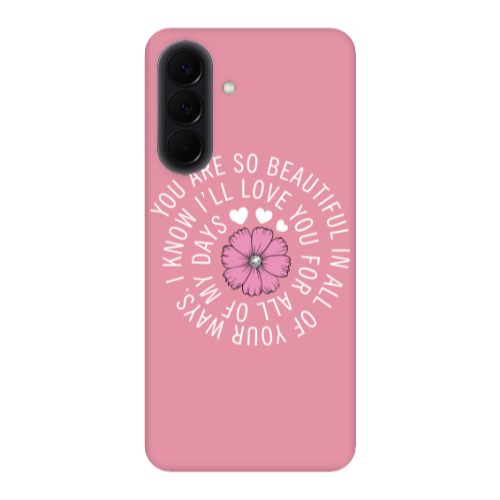 Samsung A57 Your Ways Pink Colored Silicone TPU Θήκη