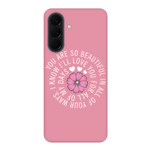 Samsung A37 Your Ways Pink Colored Silicone TPU Θήκη