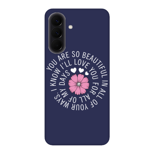 Samsung A37 Your Ways Dark blue Colored Silicone TPU Θήκη