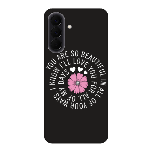 Samsung A37 Your Ways Black Colored Silicone TPU Θήκη