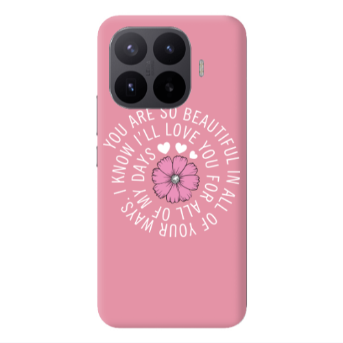 Xiaomi 17T PRO Your Ways Pink Colored Silicone TPU Θήκη