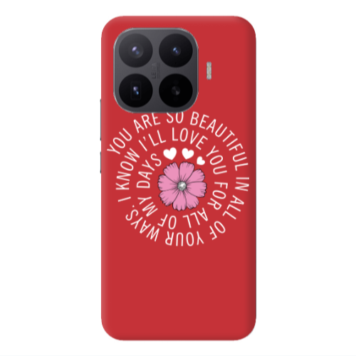 Xiaomi 17T PRO Your Ways Red Colored Silicone TPU Θήκη