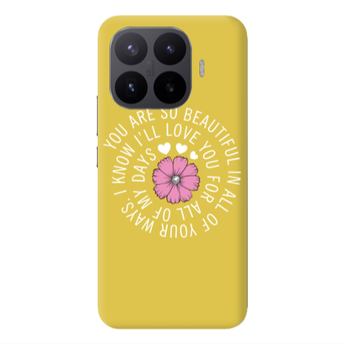 Xiaomi 17T PRO Your Ways Yellow Colored Silicone TPU Θήκη