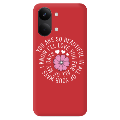 Xiaomi POCO X8 PRO MAX Your Ways Red Colored Silicone TPU Θήκη