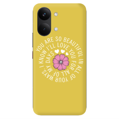 Xiaomi POCO X8 PRO MAX Your Ways Yellow Colored Silicone TPU Θήκη