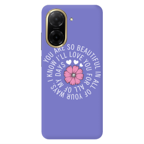 Xiaomi REDMI A5 Your Ways Purple Colored Silicone TPU Θήκη
