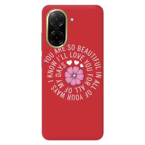 Xiaomi REDMI A5 Your Ways Red Colored Silicone TPU Θήκη