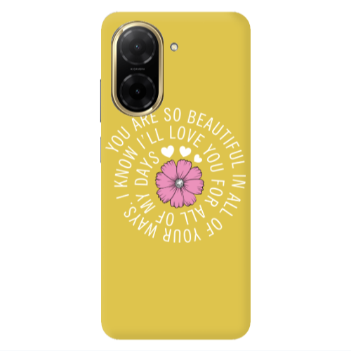 Xiaomi REDMI A5 Your Ways Yellow Colored Silicone TPU Θήκη