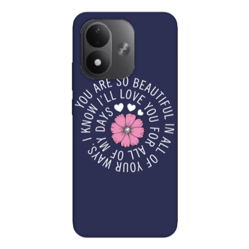 Xiaomi REDMI NOTE 17 4G Your Ways Dark blue Colored Silicone TPU Θήκη