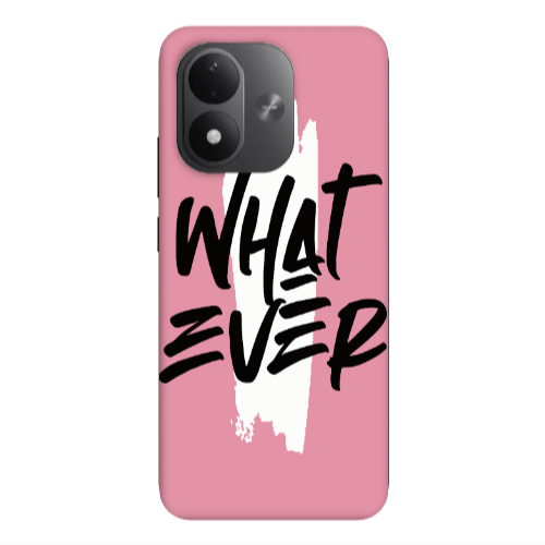 Xiaomi REDMI NOTE 17 4G What Ever Pink Colored Silicone TPU Θήκη