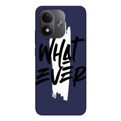 Xiaomi REDMI NOTE 17 4G What Ever Dark blue Colored Silicone TPU Θήκη