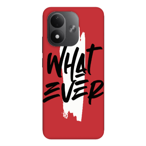 Xiaomi REDMI NOTE 17 4G What Ever Red Colored Silicone TPU Θήκη
