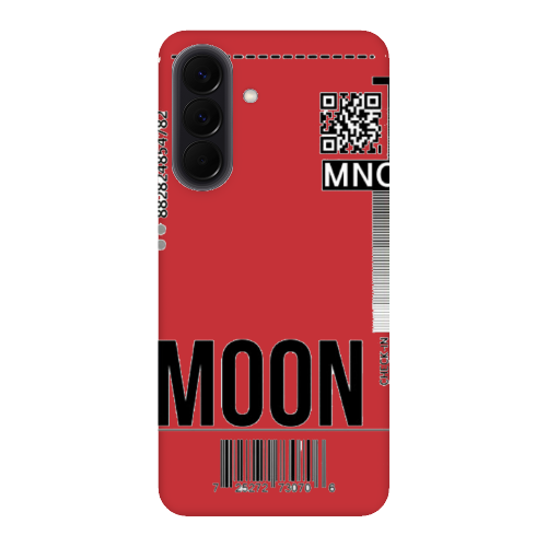 Samsung A57 A ticket to the moon Red Colored Silicone TPU Θήκη