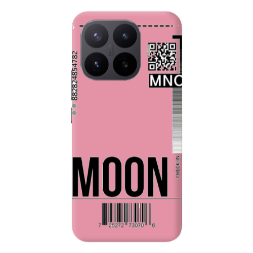 Xiaomi 17T PRO A ticket to the moon Pink Colored Silicone TPU Θήκη