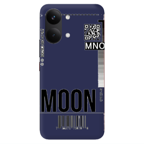 Xiaomi POCO X8 PRO MAX A ticket to the moon Dark blue Colored Silicone TPU Θήκη