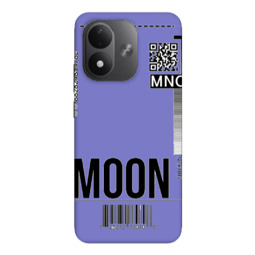 Xiaomi REDMI NOTE 17 4G A ticket to the moon Purple Colored Silicone TPU Θήκη