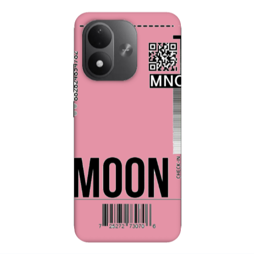 Xiaomi REDMI NOTE 17 4G A ticket to the moon Pink Colored Silicone TPU Θήκη