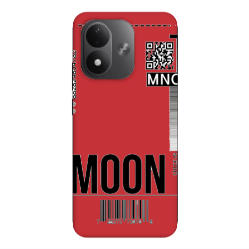 Xiaomi REDMI NOTE 17 4G A ticket to the moon Red Colored Silicone TPU Θήκη
