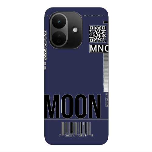 Xiaomi REDMI NOTE 17 PRO MAX A ticket to the moon Dark blue Colored Silicone TPU Θήκη