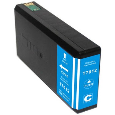 Ink cartridge Cyan replaces Epson C13T70124010, T7012