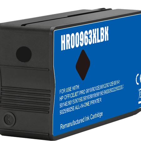 Ink cartridge Black replaces HP 3JA30AE, 963XL