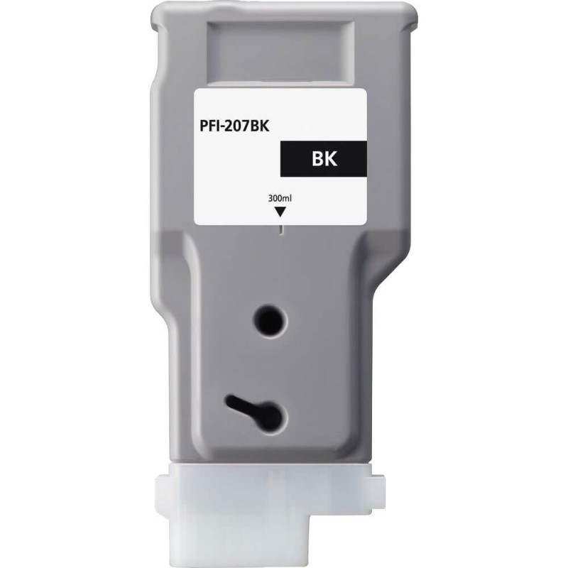 Ink cartridge Black replaces Canon 8789B001, PFI207BK