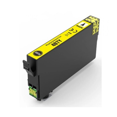 Ink cartridge Yellow replaces Epson C13T07U440, 407 XL