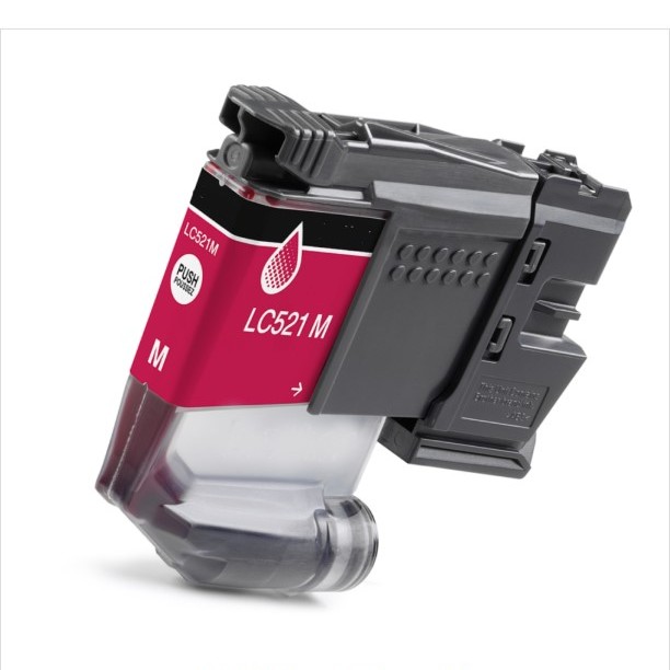 Ink cartridge Black replaces Brother LC521M