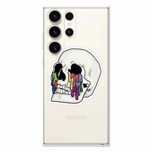 Samsung S25 Ultra Skull Transparent Silicone TPU Θήκη