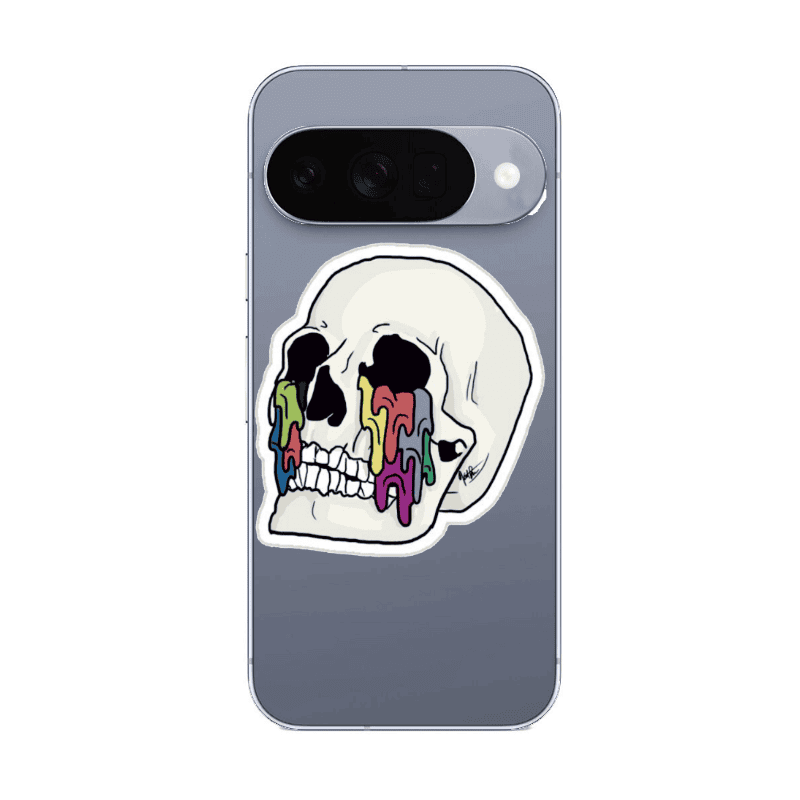 Google Pixel 10 Skull Transparent Silicone TPU Θήκη