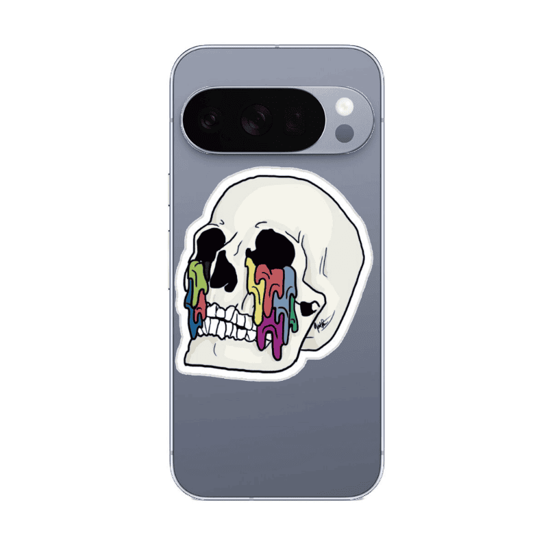 Google Pixel 10 Pro XL Skull Transparent Silicone TPU Θήκη