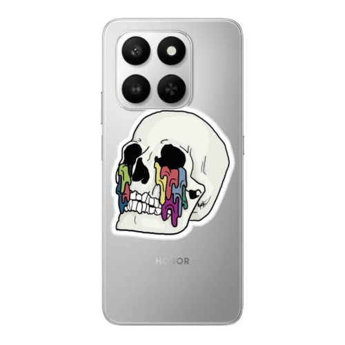 Honor Magic 400 Smart Skull Transparent Silicone TPU Θήκη