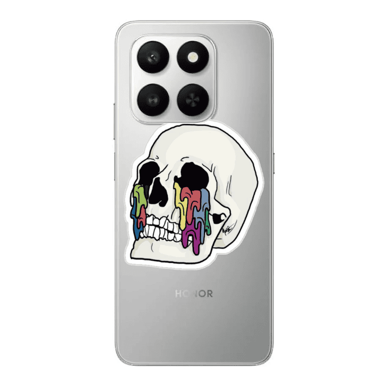 Honor Magic 400 Smart Skull Transparent Silicone TPU Θήκη