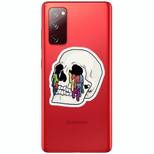 Samsung S20 FE Skull Transparent Silicone TPU Θήκη