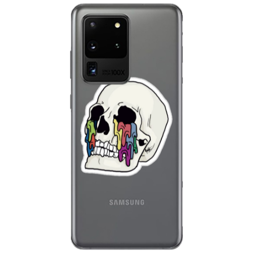 Samsung S20 Ultra Skull Transparent Silicone TPU Θήκη