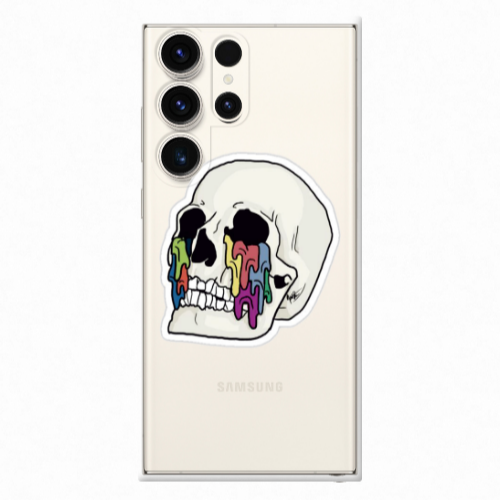 Samsung S24 Ultra Skull Transparent Silicone TPU Θήκη