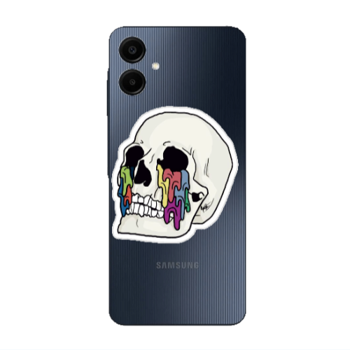 Samsung A06 Skull Transparent Silicone TPU Θήκη