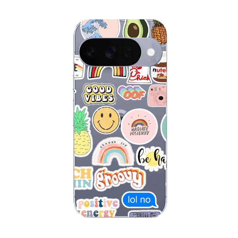 Google Pixel 10 Good vibes Transparent Silicone TPU Θήκη