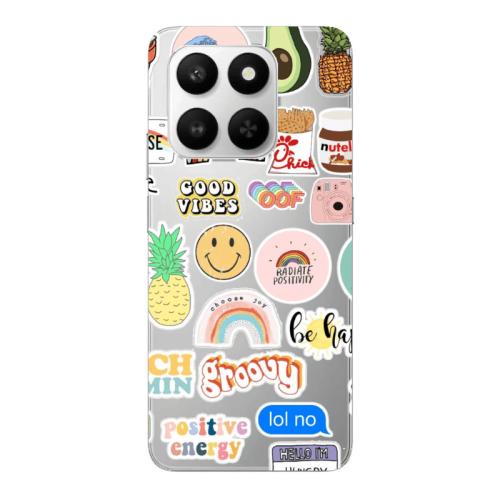 Honor Magic 400 Smart Good vibes Transparent Silicone TPU Θήκη