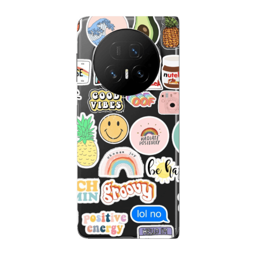Honor Magic V5 Good vibes Transparent Silicone TPU Θήκη