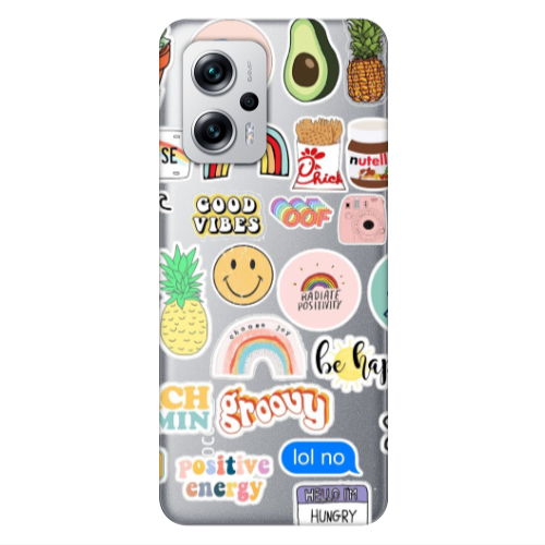 Xiaomi Poco X4 GT Good vibes Transparent Silicone TPU Θήκη