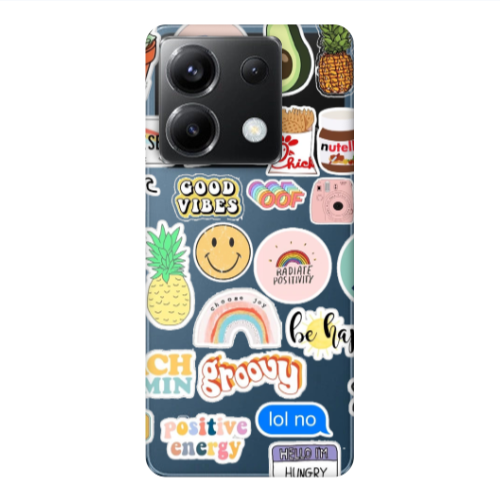 Xiaomi Poco X6 5G Good vibes Transparent Silicone TPU Θήκη