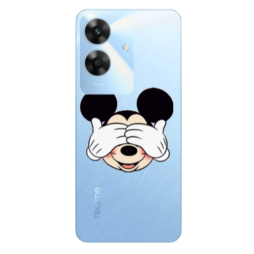 Realme Note 60 Mickeyy Transparent Silicone TPU Θήκη