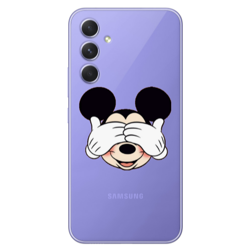 Samsung A56 Mickeyy Transparent Silicone TPU Θήκη